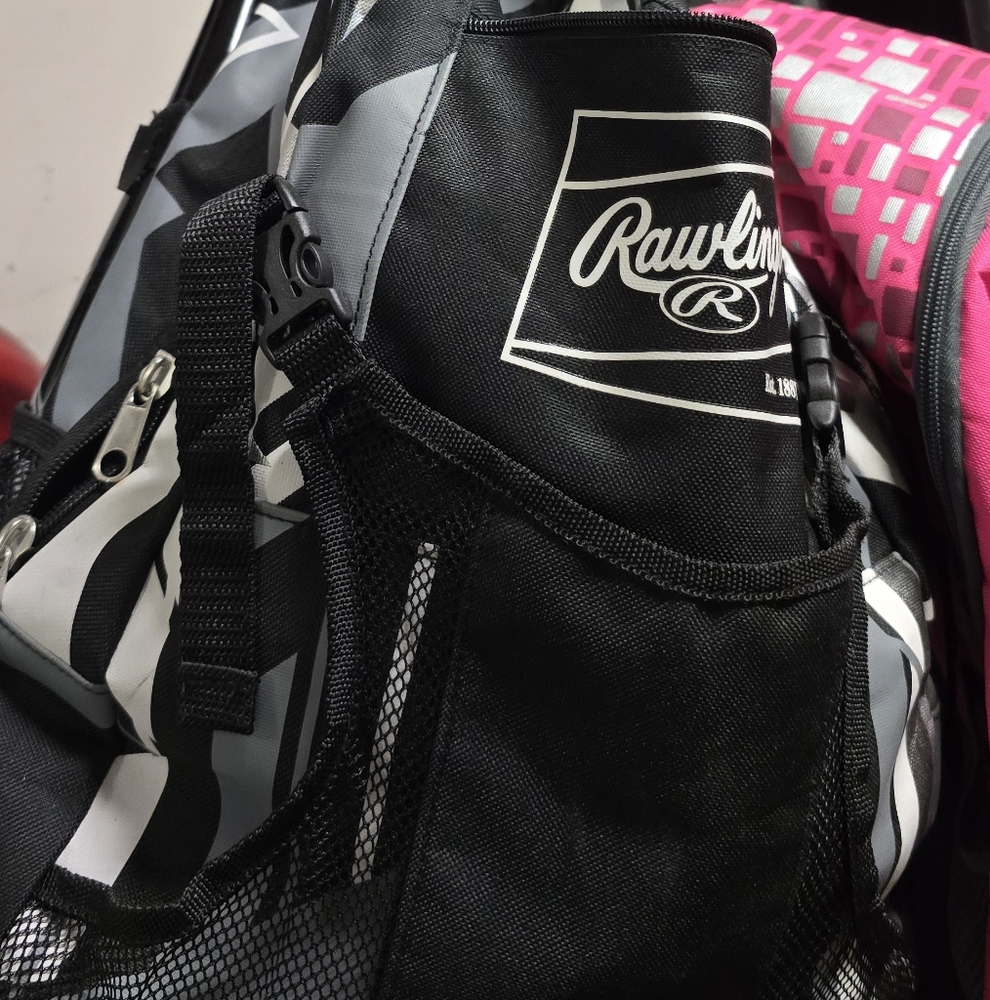 Rawlings Black and Gray Backpack for Everyday Use